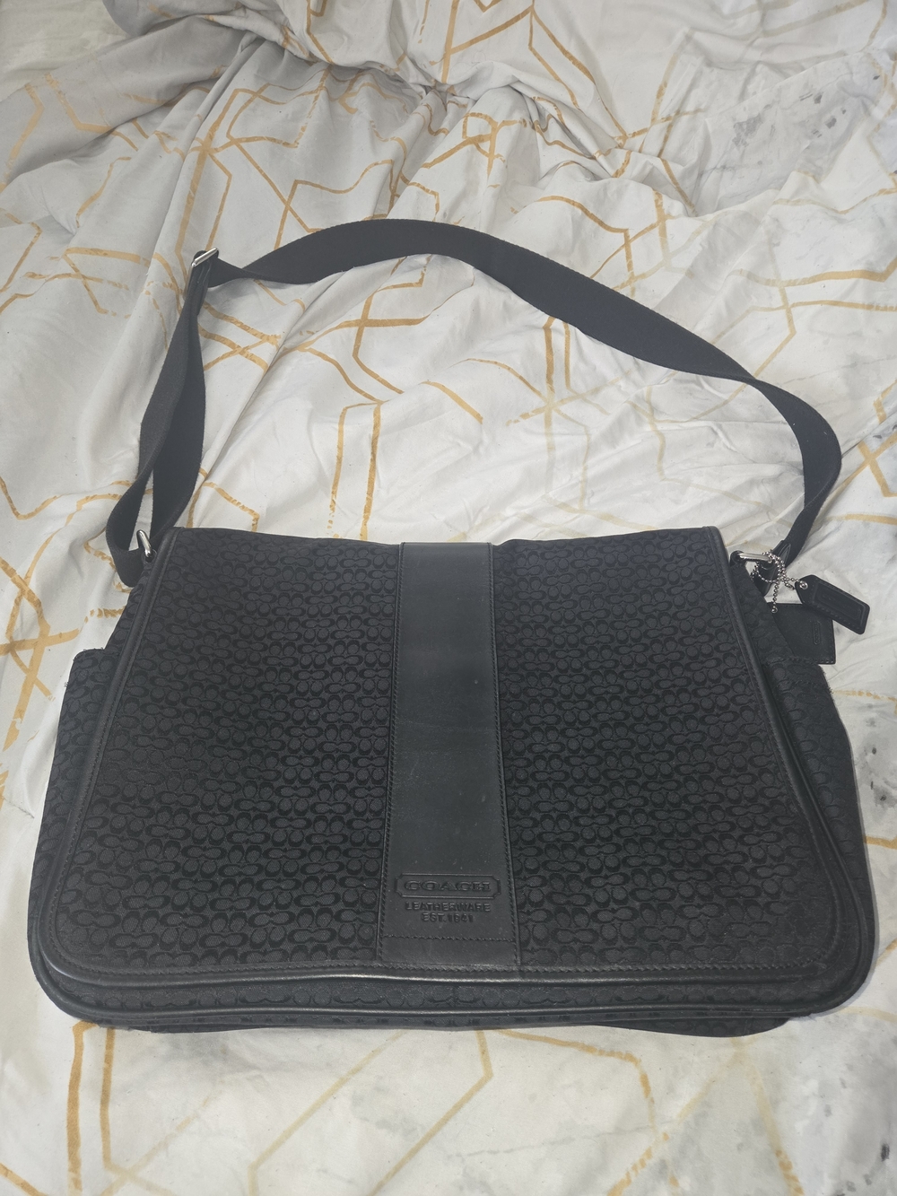Vintage Coach Hudson Commuter Messenger Bag